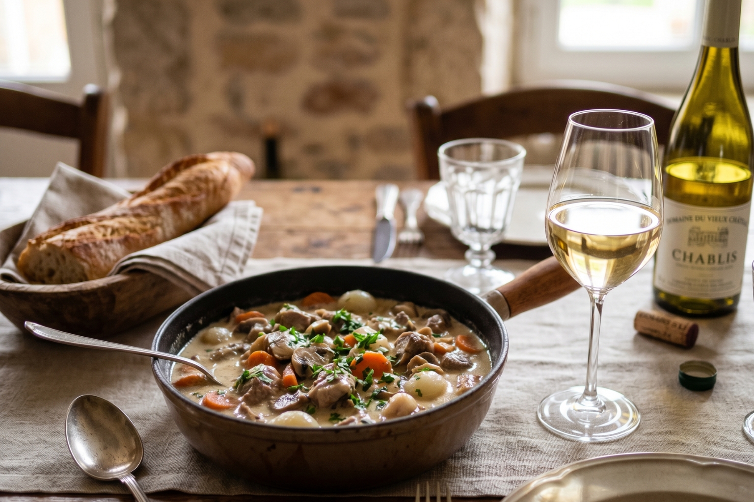 Quel vin avec blanquette de veau