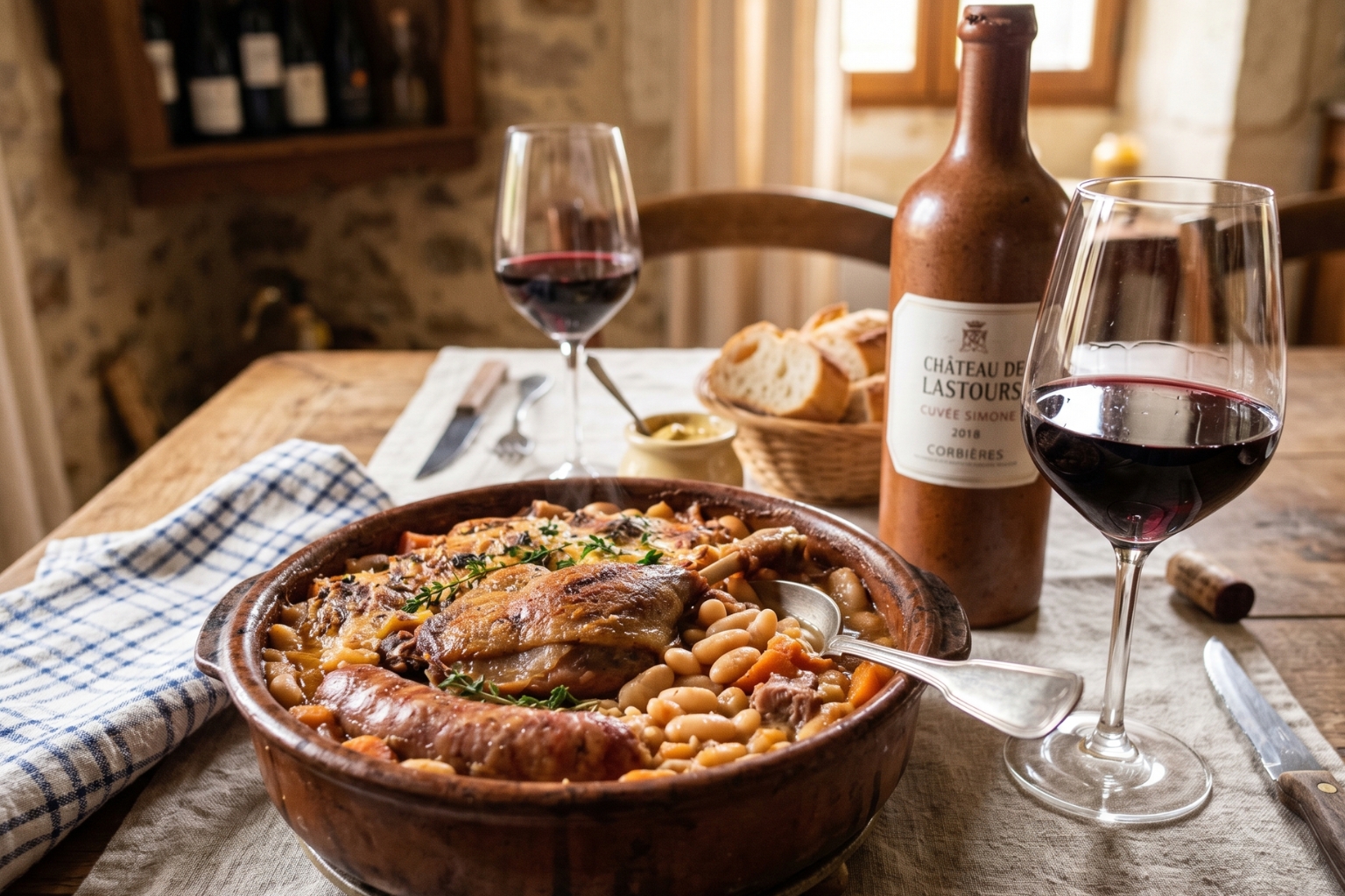 Quel vin avec cassoulet