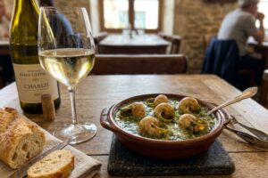 Quel vin avec des escargots au beurre persillé et ail