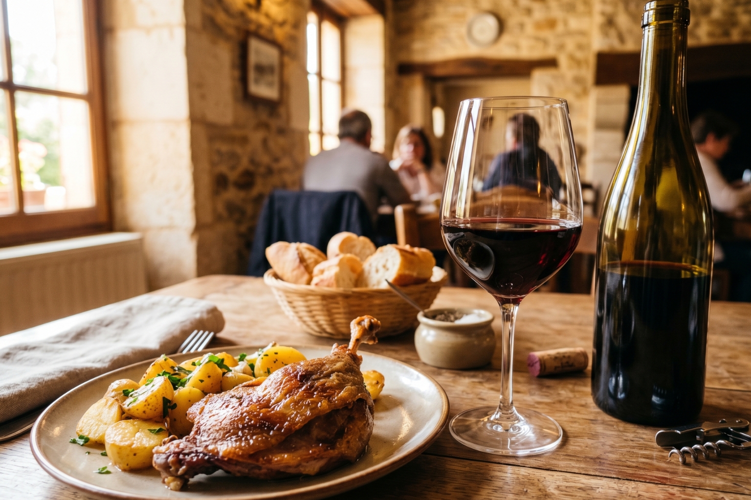 Quel vin avec le confit de canard