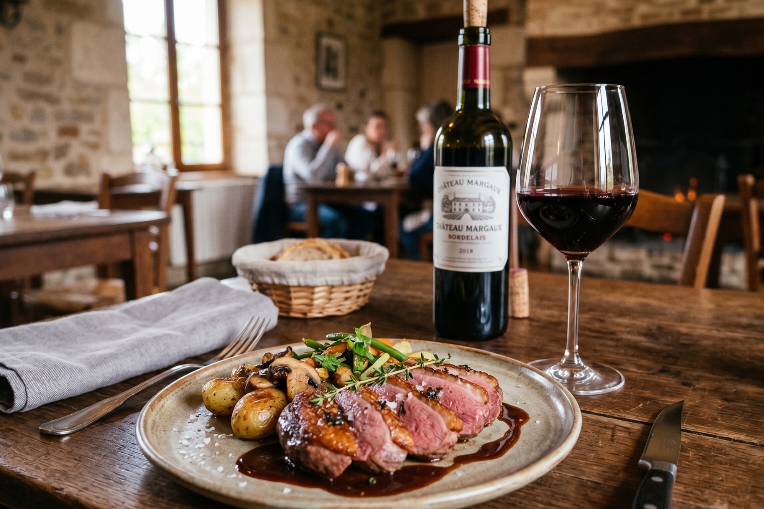 Quel vin avec magret de canard