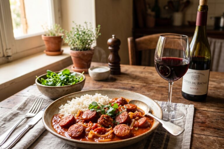 Quel vin avec rougail saucisse
