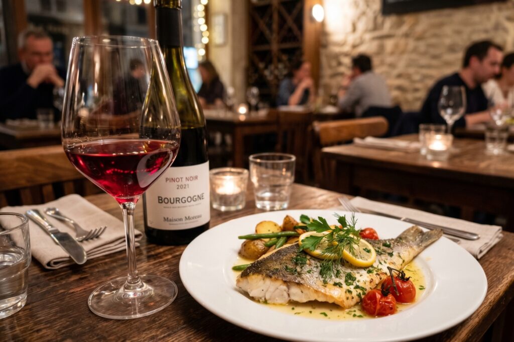 Quel vin rouge avec du poisson
